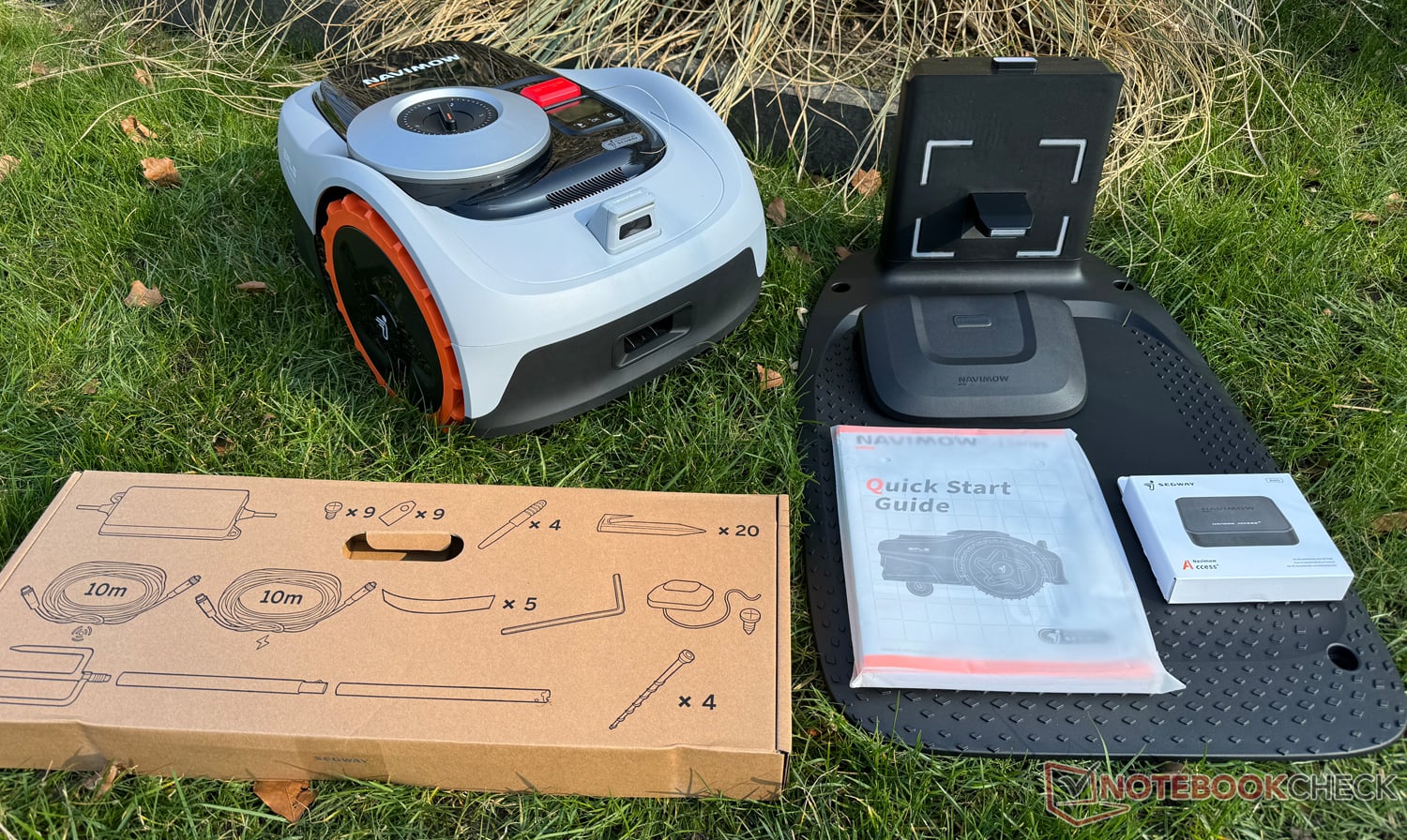 Segway navimow i105e test lieferumfang