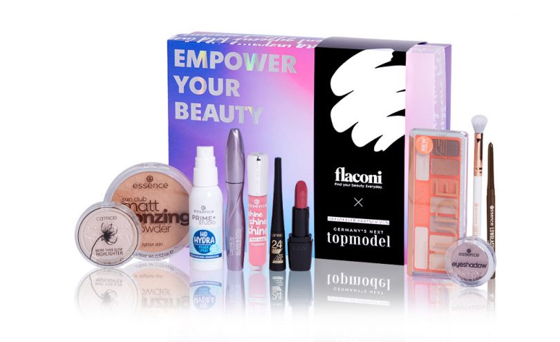 Flaconi flatshot beauty box inspired by germany39s next topmodel 1