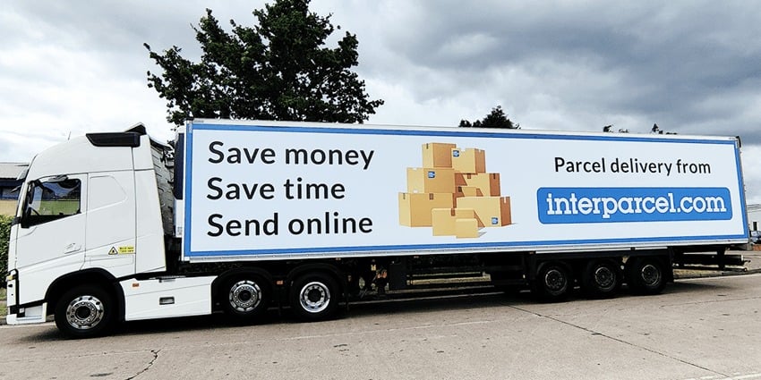 Interparcel Truck Banner